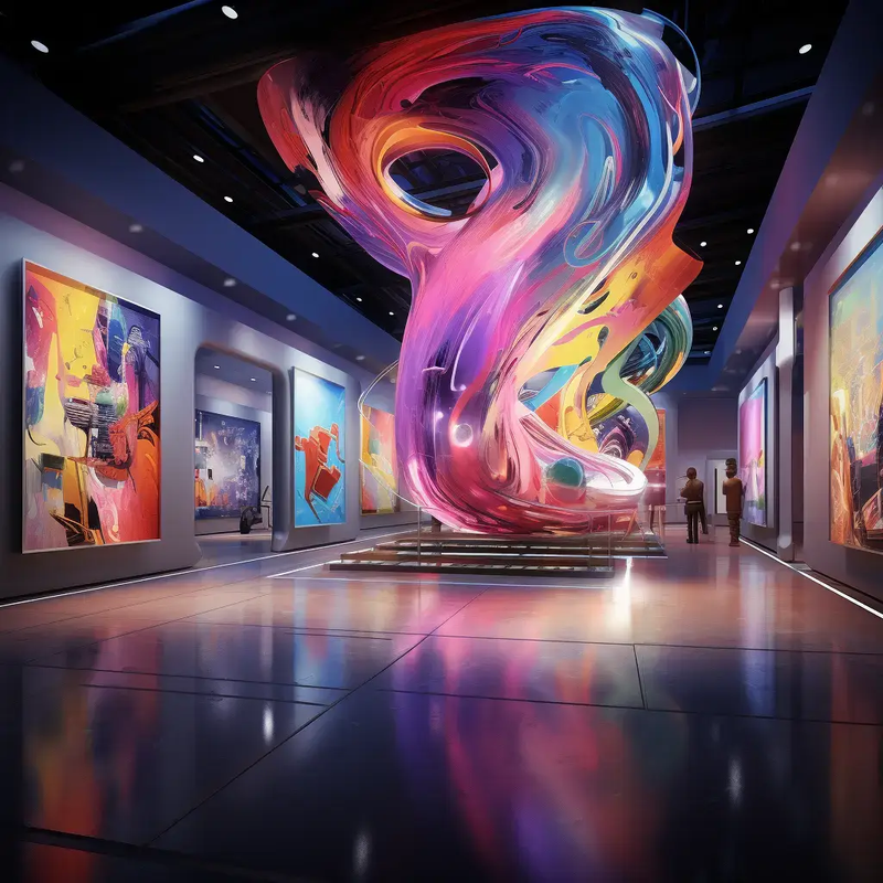  AI art gallery of the future preview