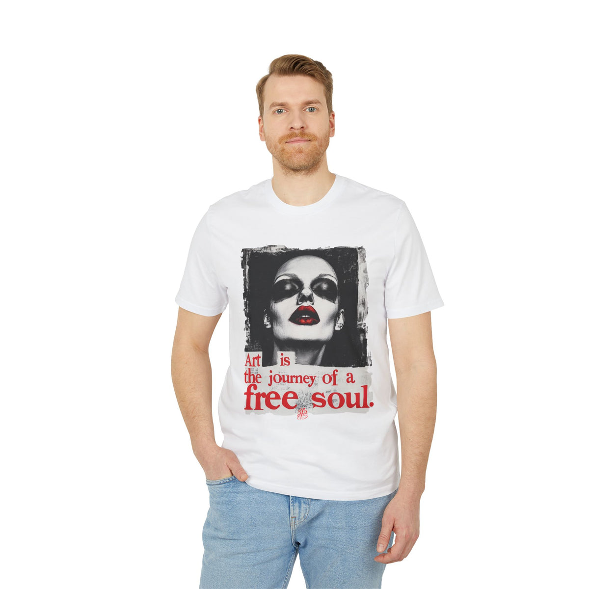 UNCHAINED EXPRESSION, Biologisch T-shirt - Unisex