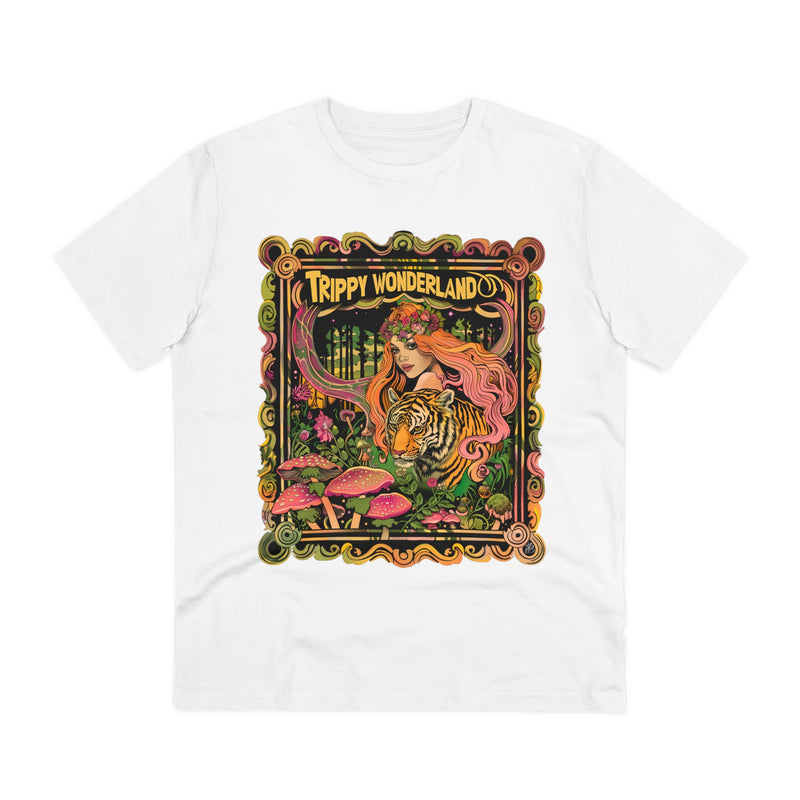 TRIPPY WONDERLAND, Psychedelic Vibes from the Sixties, Biologisch T-shirt - Unisex