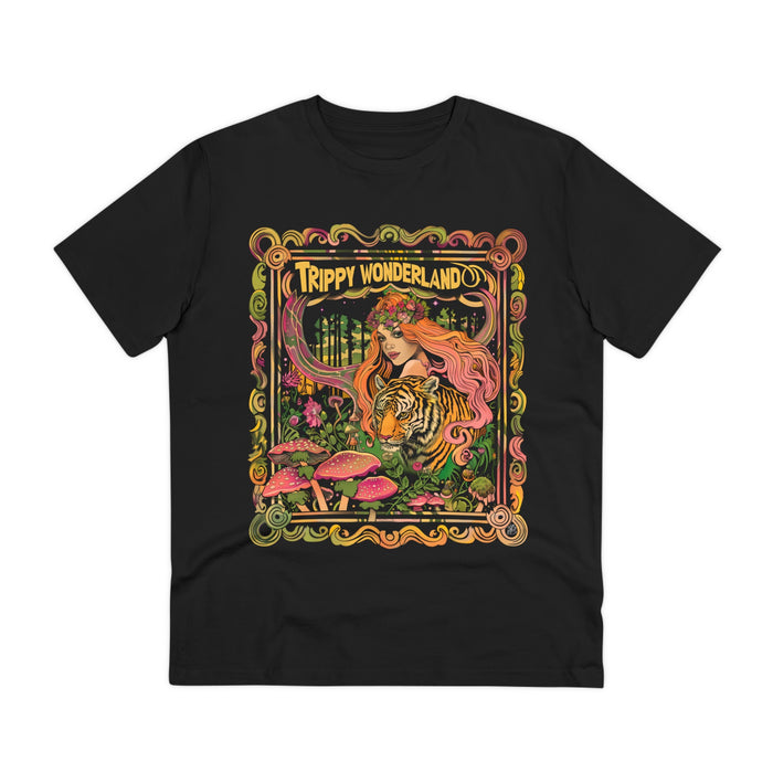 TRIPPY WONDERLAND, Psychedelic Vibes from the Sixties, Biologisch T-shirt - Unisex