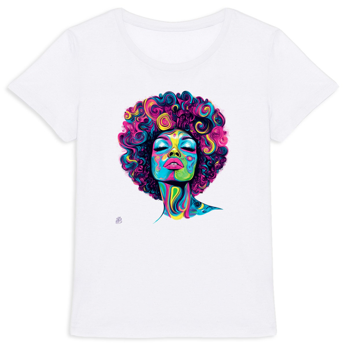 AURORA WAVE Premium+ Organic Women'sT-shirt 