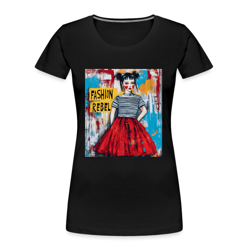 URBAN EDGE The Fashion Rebel, Women’s Premium Organic T-Shirt 2.0 T-Shirt