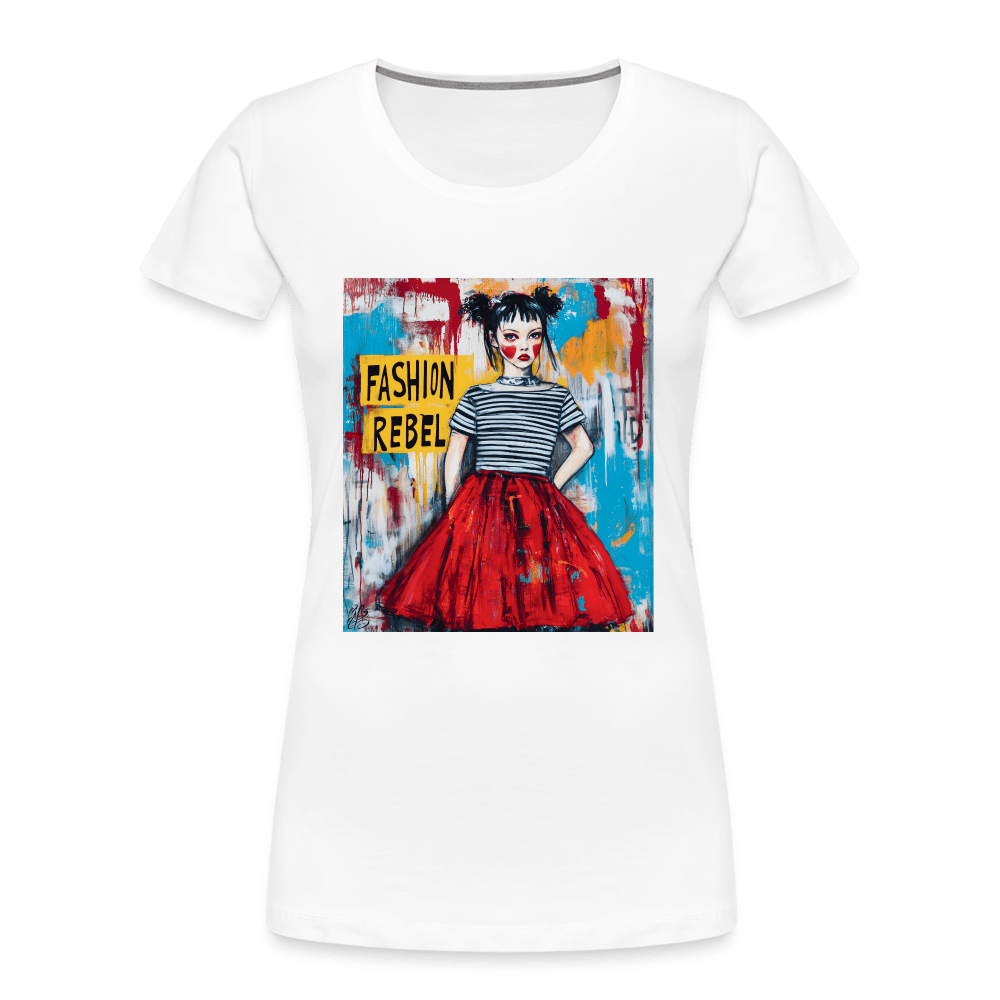 URBAN EDGE The Fashion Rebel, Women’s Premium Organic T-Shirt 2.0 T-Shirt