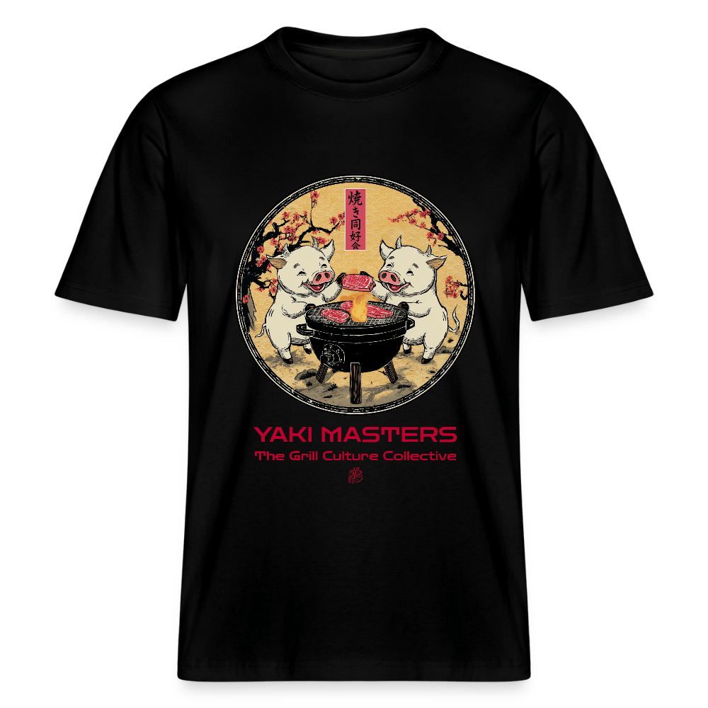 YAKI MASTERS Relaxed Fit Unisex Organic BBQ T-Shirt T-Shirt