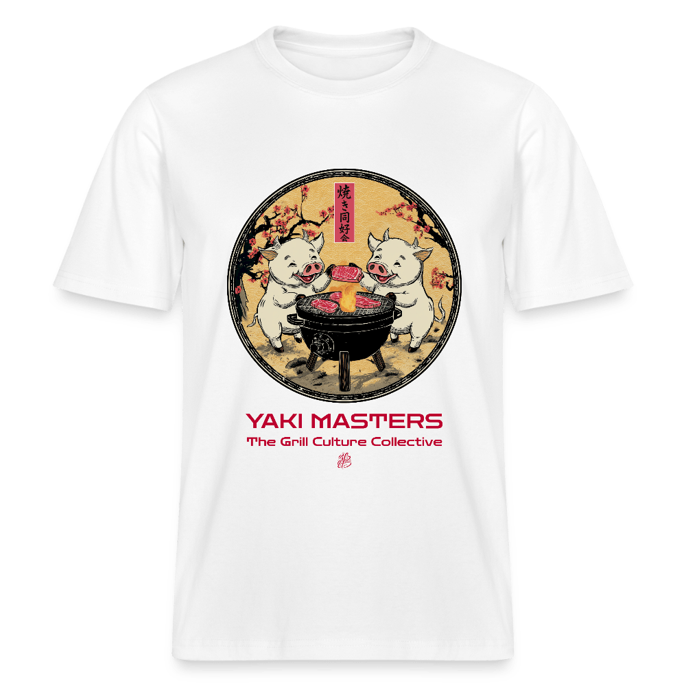 YAKI MASTERS Relaxed Fit Unisex Organic BBQ T-Shirt T-Shirt