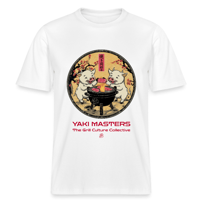 YAKI MASTERS Relaxed Fit Unisex Organic BBQ T-Shirt T-Shirt