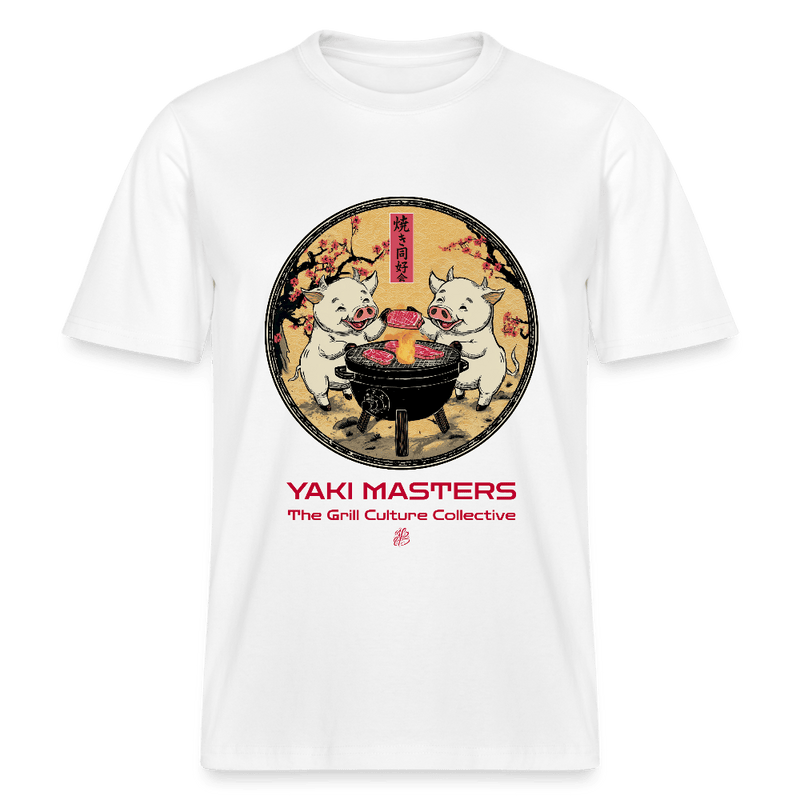YAKI MASTERS Relaxed Fit Unisex Organic BBQ T-Shirt T-Shirt